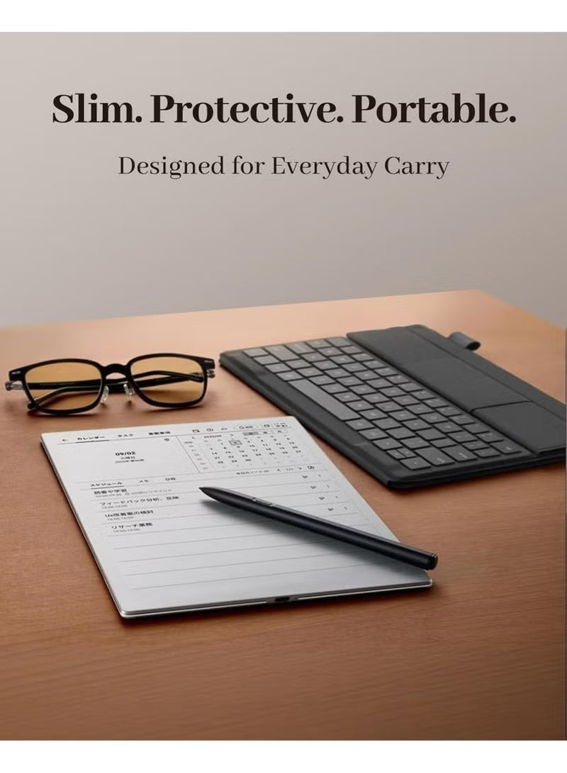 iFLYTEK Keyboard Case for iFLYTEK AINOTE 2, US QWERTY Layout with AI Voice Input Shortcut, Pogo Pin Connection, Protective Folio Design - Image 5