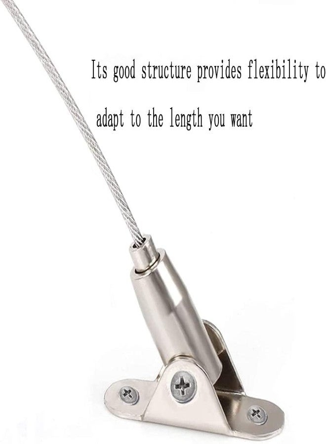 KLIZNIL Baby Proofing & Child Safety Furniture Straps, Baby Safety Wall Anchor for Cabinet, Baby Safety Wall Anchor for Cabinet, Steel Cables Furniture Anchor Kit (Pack of 2) - Image 5