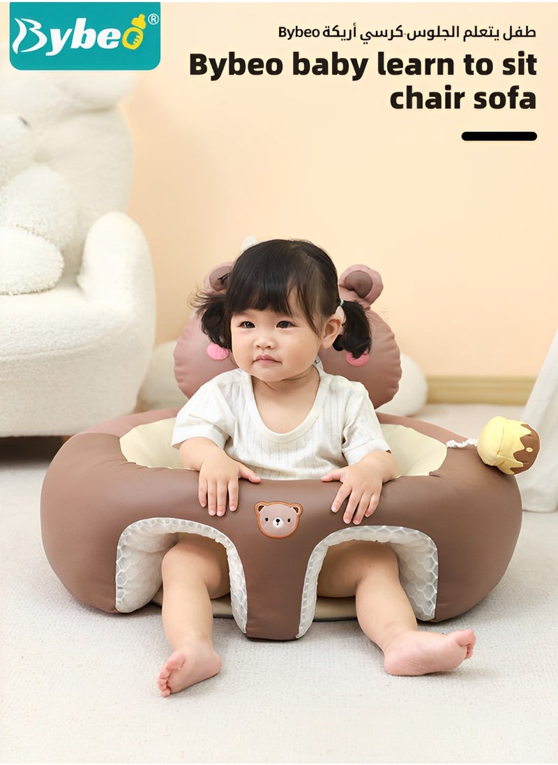 Bybeo Baby Sitting Support Seat Sofa, Baby Sofa Learn Sitting Chair, Baby Sitting Chair, Infant Sit-up Sofa, Infant Floor Seat With Back Support, Toddler Activity and Feeding Seat, Gift for Kids Boy Girl  - Image 2