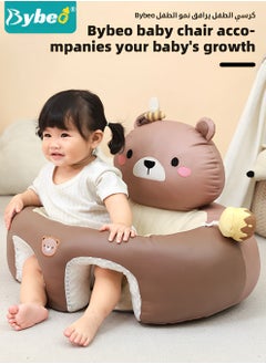 Bybeo Baby Sitting Support Seat Sofa, Baby Sofa Learn Sitting Chair, Baby Sitting Chair, Infant Sit-up Sofa, Infant Floor Seat With Back Support, Toddler Activity and Feeding Seat, Gift for Kids Boy Girl  - Image 3