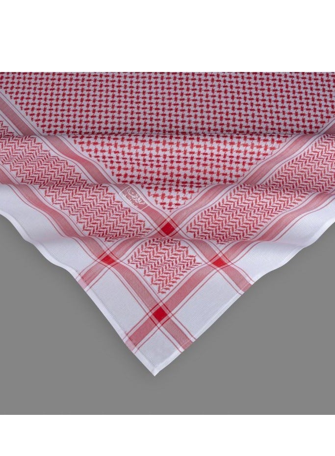 البسام شماغ البسام بصمة 19 أحمر - Image 1