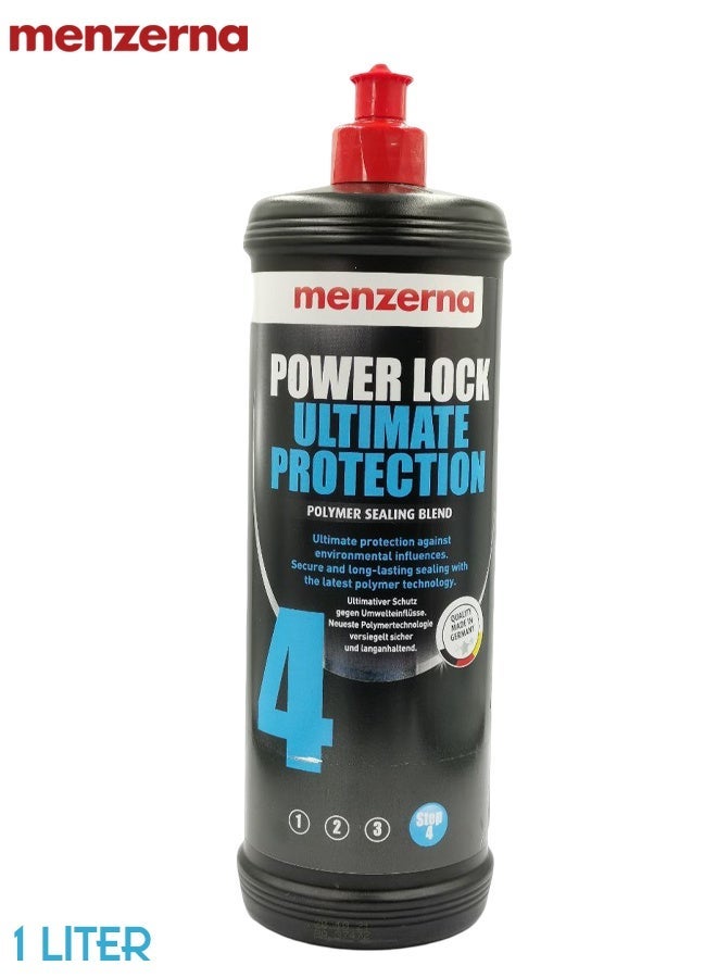 Menzerna Power Lock Ultimate Protection Polymer Paint Sealant 1 Liter, Long Lasting Car Paint Protection, High Gloss Finish, Hydrophobic Coating, UV Protection, Professional Automotive Paint Sealant, Premium Car Detailing Polish and Surface Protection . - Image 2