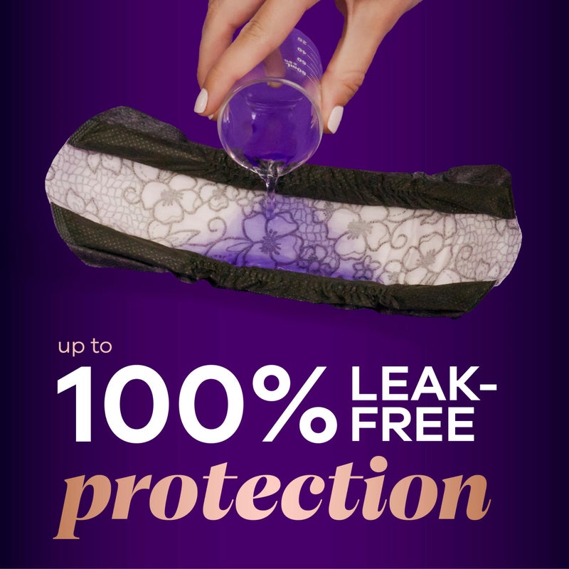 Always Discreet وسادات البالغين غير المرئية من ألويس ديسكريت بوتيك لعدم التحكم في البول وما بعد الولادة للنساء، الحجم 5، ثقيلة طويلة، 28 عدداً × 3 عبوات (84 عدداً إجمالاً) (قد يختلف التعبئة) - Image 3