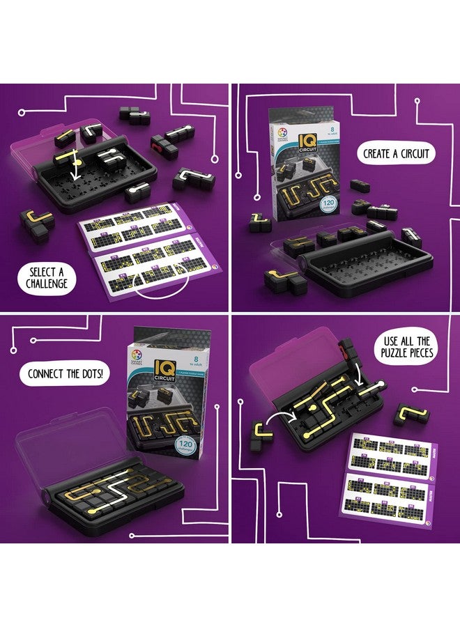 SmartGames Iq Circuit Portable Travel Game With 120 Challenges For Ages 8 Adult - Image 5