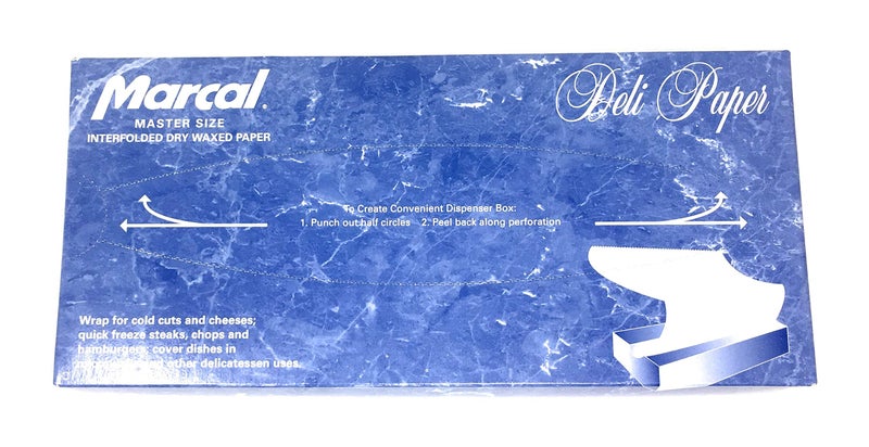 Marcal Wax Paper MC12 Master Size 12 Inch by 1075 Inch Pack of 500 White