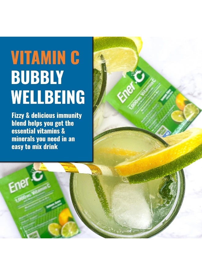 Ener-C Multivitamin Drink Mix - Vitamin Packets for Water, Electrolytes Powder Packets, Vitamin Drink Mix, Hydration Liquid Mix, Immune Booster for Adults, Healthy Energy - Lemon Lime, 60 Count - Image 3
