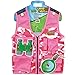 Nature Bound Explorer Kids Cargo Vest for Fishing Troops Boating Outdoor Play or Safari Costume Pink Camouflage Print with Four Pockets Fits Most Girls Ages 58 Model NB525 - Image 4