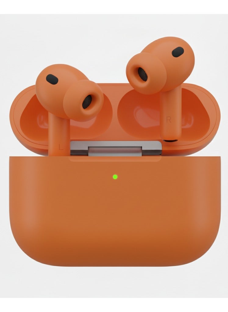 AURORA أورورا سماعات أيربودز برو 3 مخصصة بطلاء مقاوم للخدوش من الدرجة السيارات باللون البرتقالي الكوني - Image 1