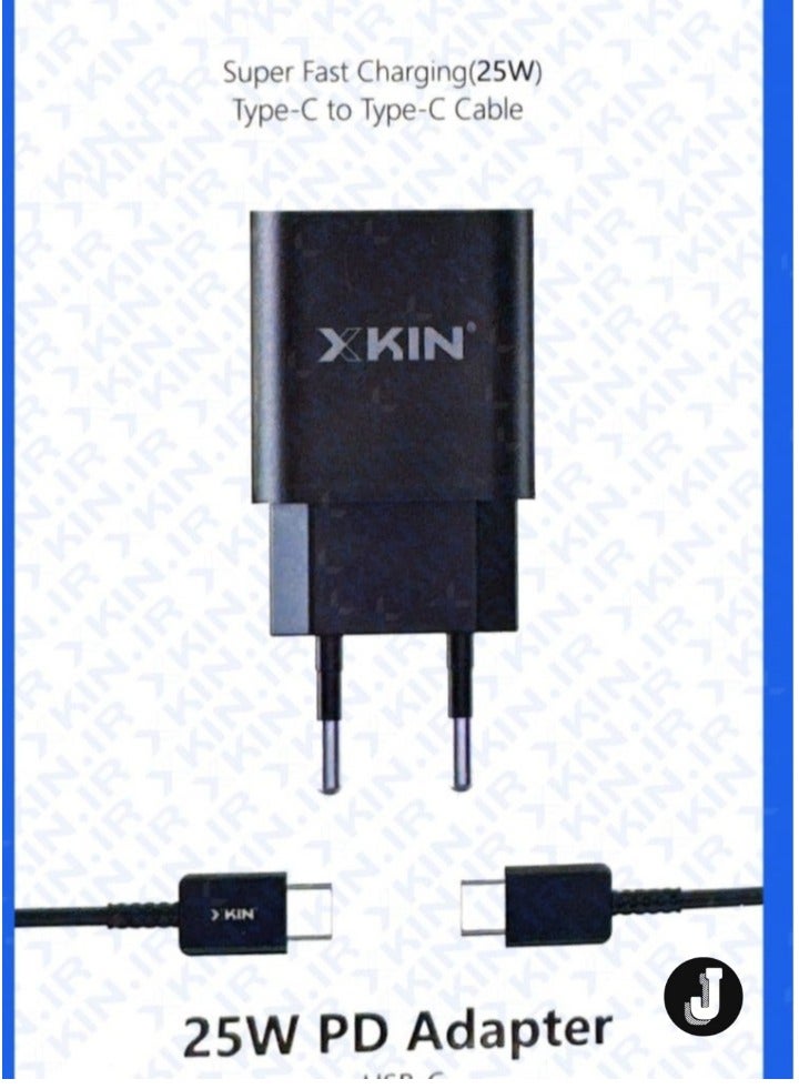 JAJEEK "XK-HC70 Wall Charger with Type-C Cable – Fast Charging Power Adapter for USB-C Devices" - Image 1