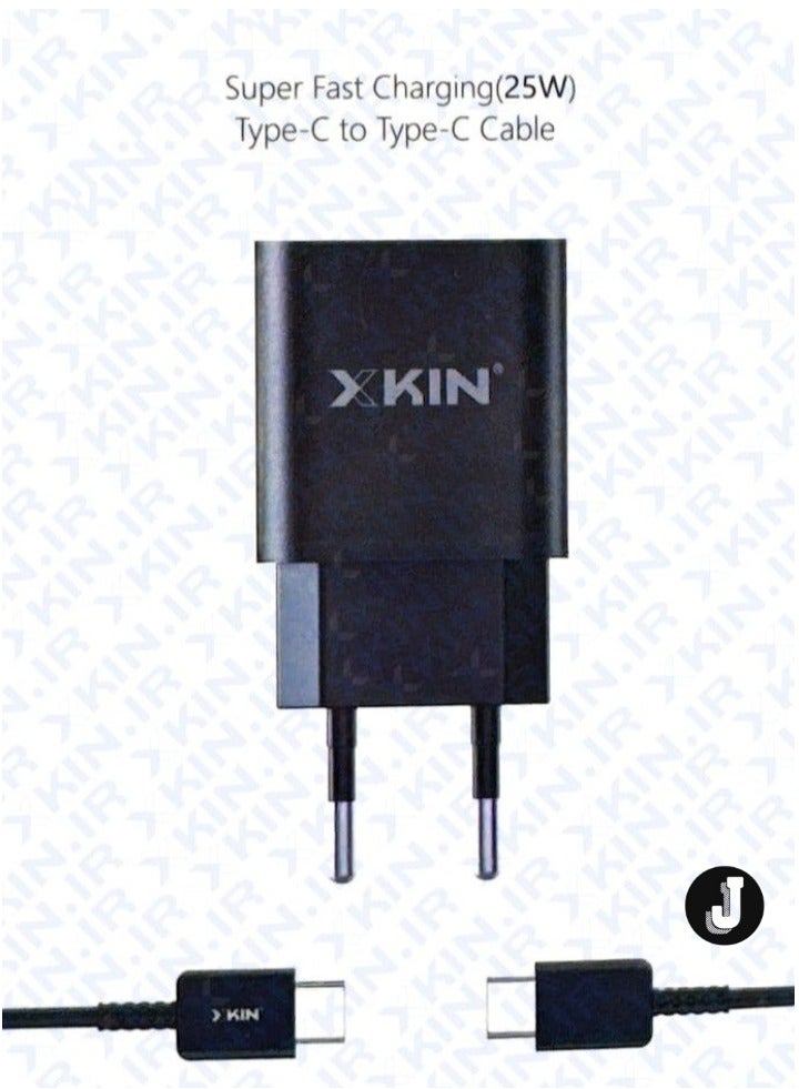 JAJEEK "XK-HC70 Wall Charger with Type-C Cable – Fast Charging Power Adapter for USB-C Devices" - Image 3