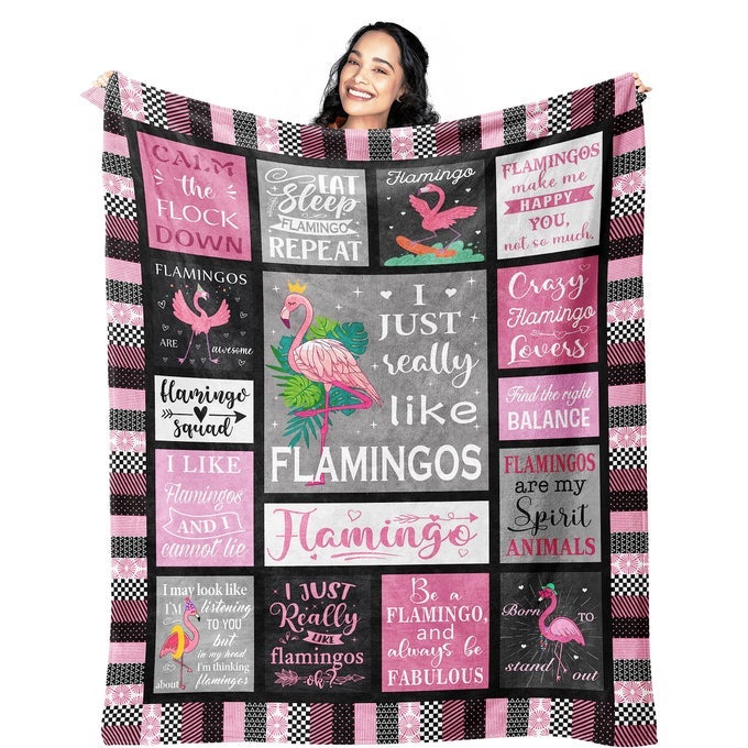 FLAMINGO GIFTS BLANKET 60X50 FLAMINGO GIFTS FOR WOMEN GIRLS FLAMINGO DECOR FLAMINGOS PINK FLAMINGO GIFTS FLAMINGO BLANKET FLAMINGO GIFT CHRISTMAS BIRTHDAY GIFTS FOR FLAMINGO LOVERS