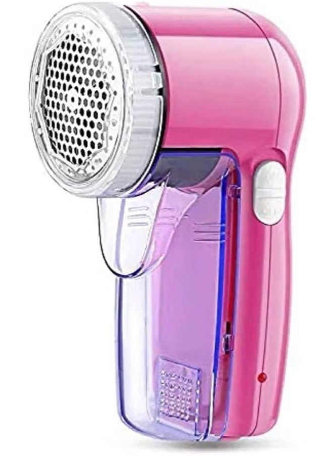 Rechargeable Electric and Battery-Powered Lint Remover – Compact and Stylish Design – Pink Color - Image 3