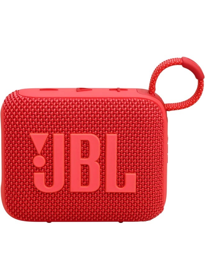 JBL Go4 Portable Waterproof Speaker Red - Image 4