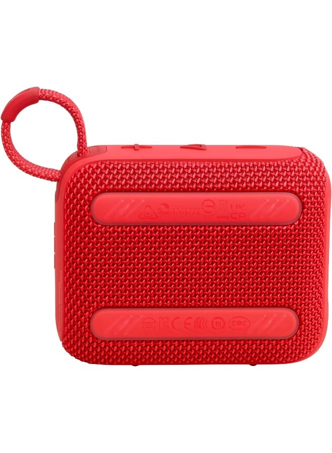 JBL Go4 Portable Waterproof Speaker Red - Image 5