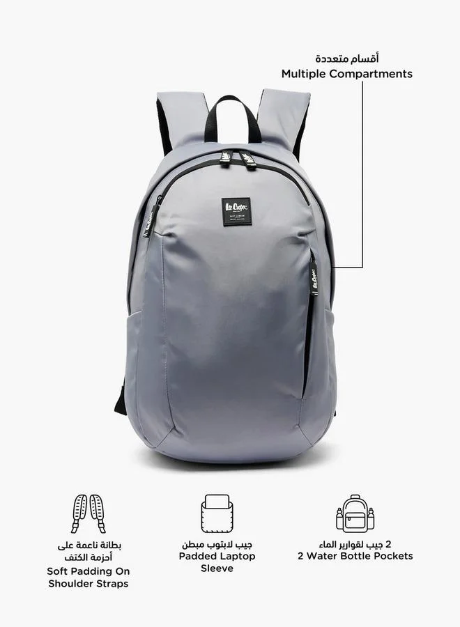 Lee Cooper Solid School Backpack For Kids 13 Years+ With Padded Shoulder Straps