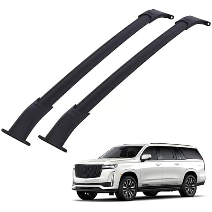 rayihni Roof Rack Cross Bars for Chevrolet Chevy Suburban Tahoe & GMC Yukon Yukon XL & Cadillac Escalade ESV 2015-2020 Roof Rails, All Aluminum Crossbar for Rooftop Cargo Carrier Luggage - Image 1