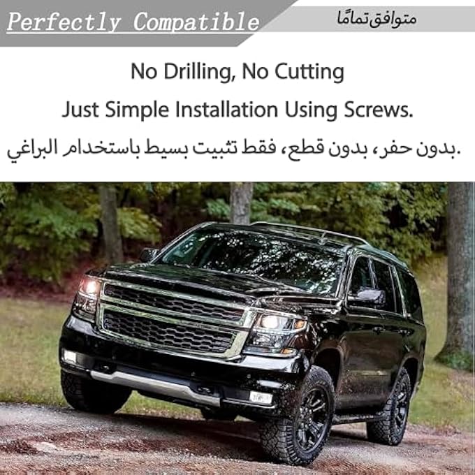 rayihni Roof Rack Cross Bars for Chevrolet Chevy Suburban Tahoe & GMC Yukon Yukon XL & Cadillac Escalade ESV 2015-2020 Roof Rails, All Aluminum Crossbar for Rooftop Cargo Carrier Luggage - Image 2