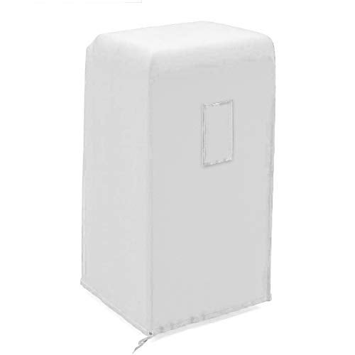 Luxiv Portable Air Conditioner Cover, Gray Portable AC Unit Cover 15 x 18 x 30" Anti-Dust Compact Air Conditioner Storage Bags Protection for Mobile AC (White) - Image 1