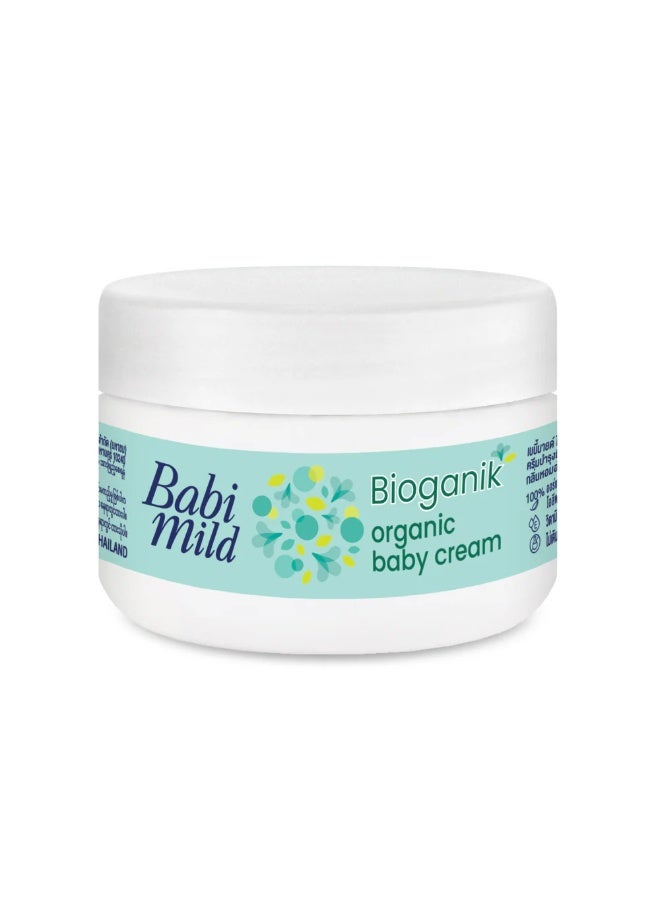 BABIMILD Bioganik Organic Baby Cream, 50ml, Nourishing Moisturiser for Sensitive Skin - Image 5