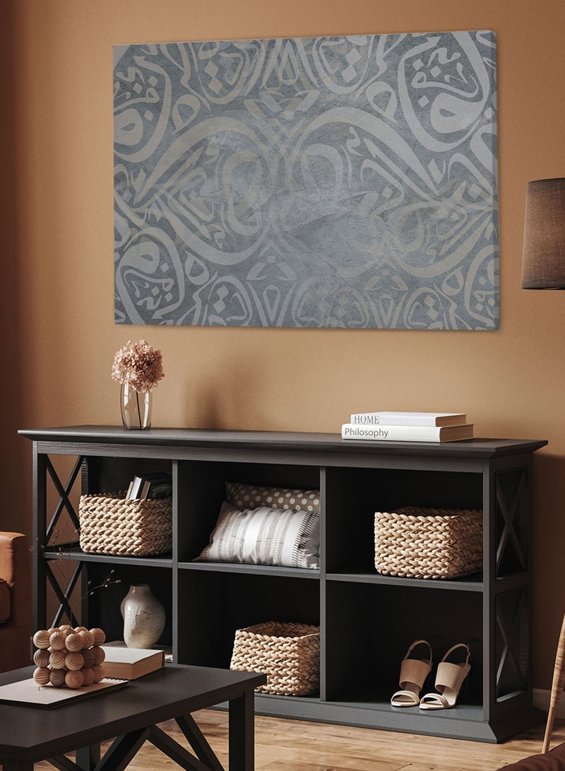 لوحة كانفاس على إطار خشبي بتصميم نمط خط عربي إسلامي - Image 2