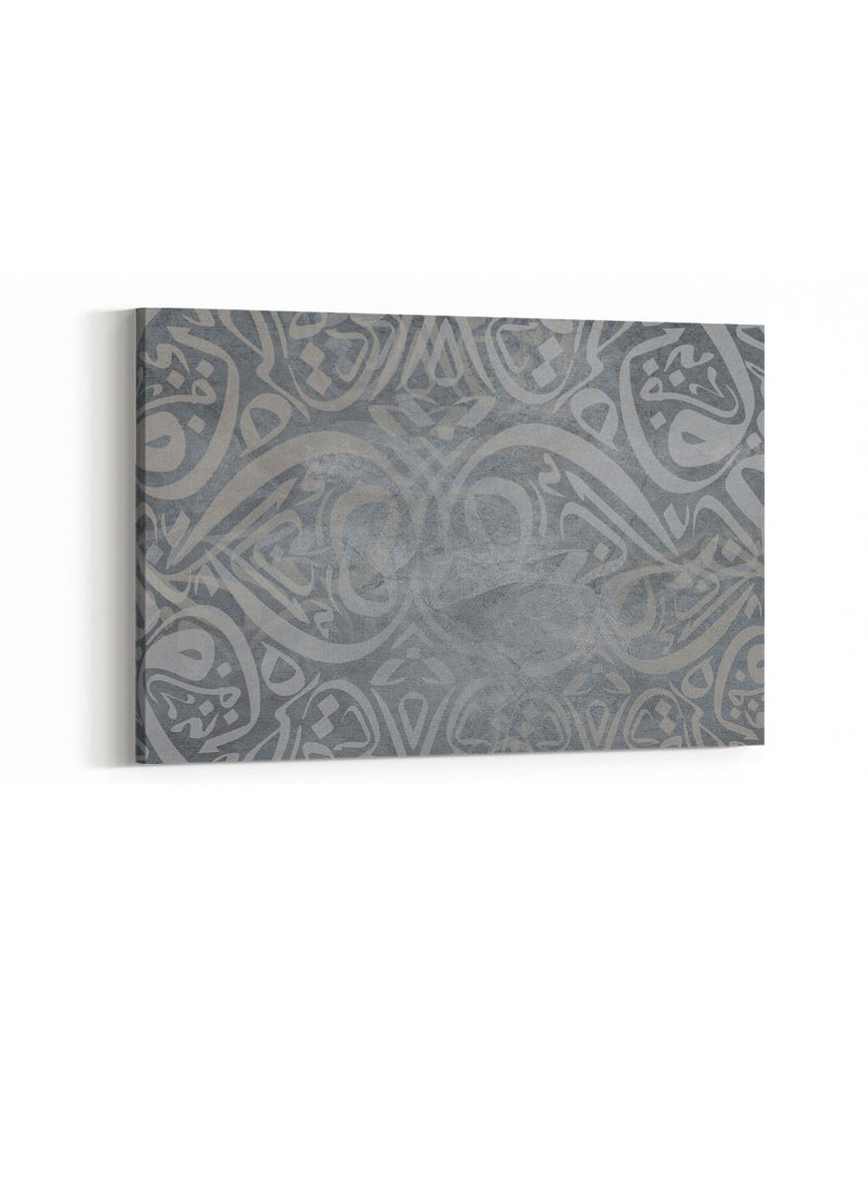 لوحة كانفاس على إطار خشبي بتصميم نمط خط عربي إسلامي - Image 3