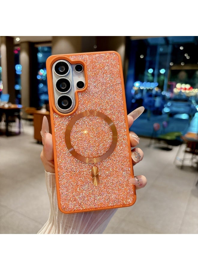 Bling Glitter Magnetic Phone Case for Samsung Galaxy S26 Ultra, Shockproof Full Coverage - Image 1