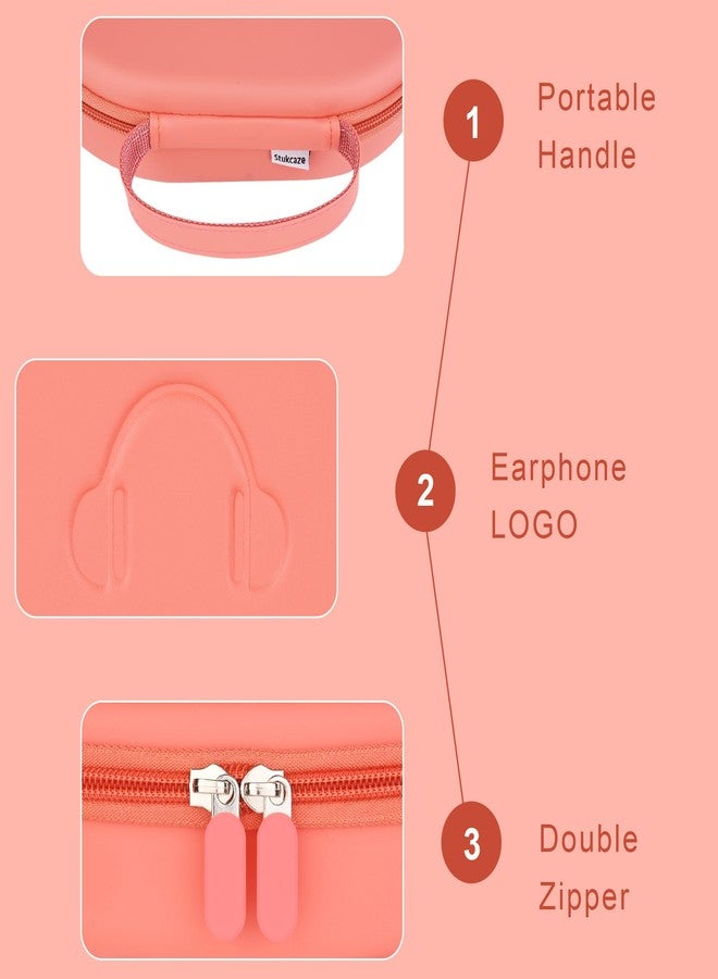 stukcaze Headphone Case for AirPods Max Hard Portable Over Ear Headphone Carrying Case, Wireless Headphone Storage Protective Case for Travel Home - Image 5