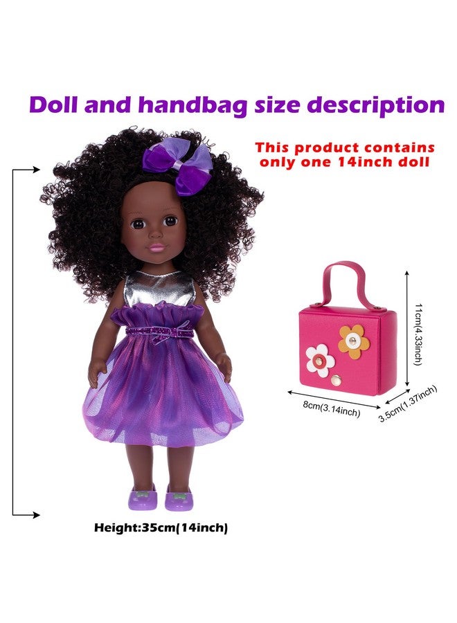 إبودي دمى وإكسسوارات إي بودي، دمية طفل أفريقية، دمية طفل حديث الولادة، 14.5 بوصة، مجموعة دمى طفل سوداء، بتصميم صيفي - Image 5