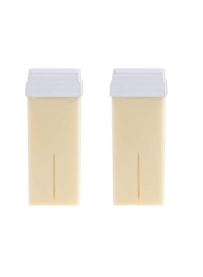 CUVLY Wax White Chocolate Roll-On Wax Kit Wax Refill Cartridge Wax Waxing kit for Women Wax(Pack of 2) (wax Combo) (Refil) - Image 1