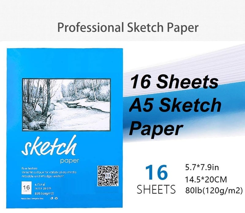 Corslet طقم رسم مكون من 47 قطعة من أقلام الرسم والتظليل للفنانين - Image 5