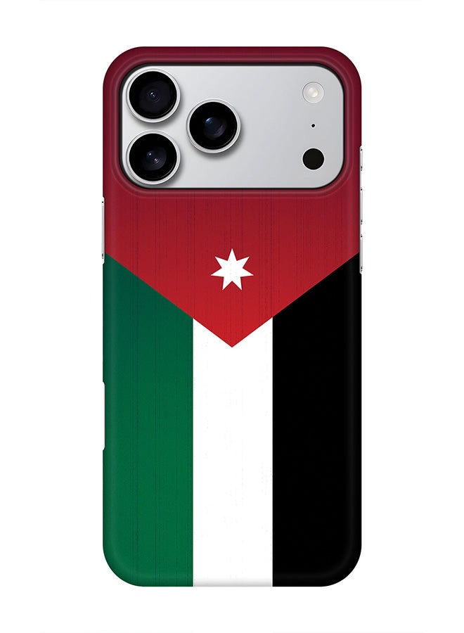 Stylizedd For iPhone 17 Pro Max,Case, [Compatible with MagSafe] Magnetic cover Slim fit Protection Matte, - Flag Of Jordan