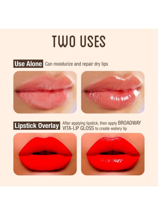 Ruby Kisses Broadway Vita-Lip Clear Lip Gloss (Coconut Oil 6 Pack), Ultra-Hydrating & Soothing Formula with Vitamin Oils, High-Shine Non-Sticky Finish, Healing Glossy Lip Balm Locks in Moisture - Image 4