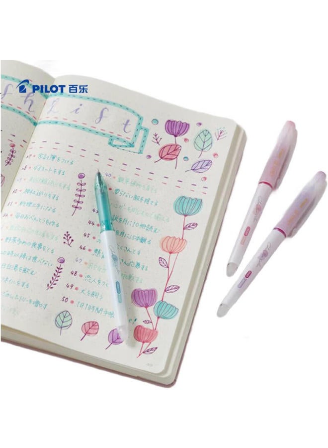 Pilot Ctc Color-Changing Erasable Pen, St Ballpoint Pen, Ilmily Series, 0.4, Black/Gray - Image 1