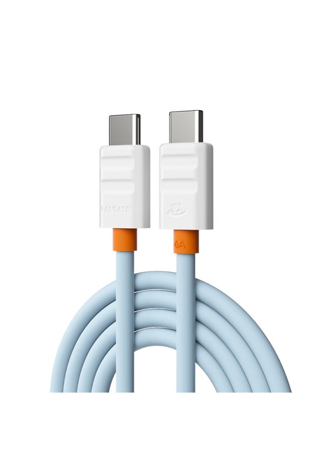 MEIZU Pandaer Line King 100w Usb-c Silicone Fast Charging Data Cable Platinum Unicorn Soft Cable Body Support Apple 16 Series/ 21 Series - Image 4