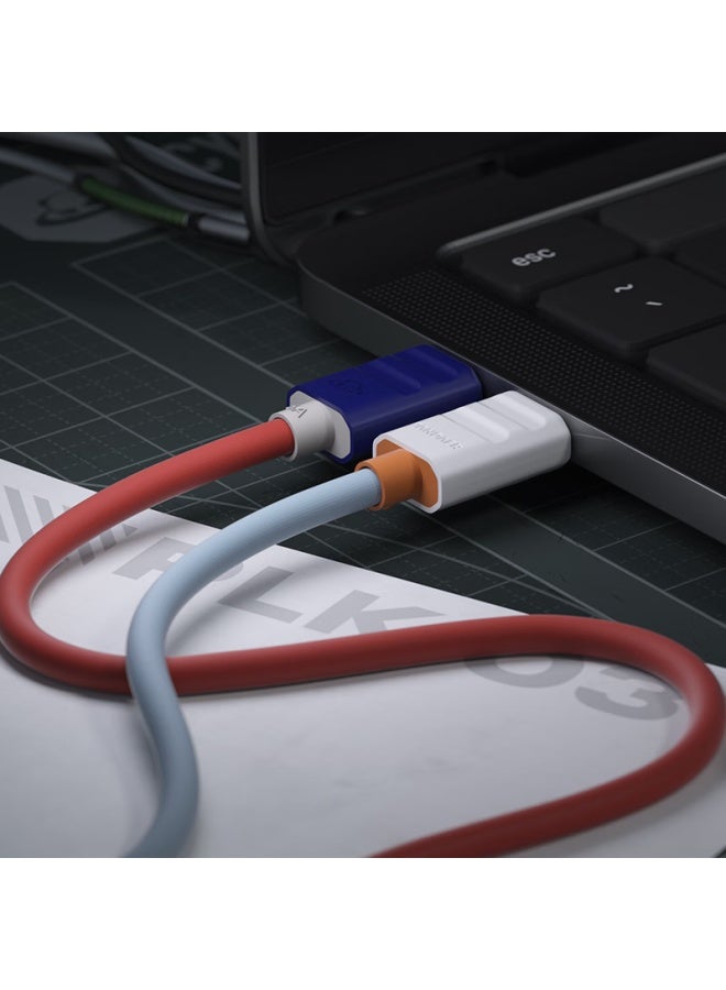 MEIZU Pandaer Line King 100w Usb-c Silicone Fast Charging Data Cable Platinum Unicorn Soft Cable Body Support Apple 16 Series/ 21 Series - Image 5