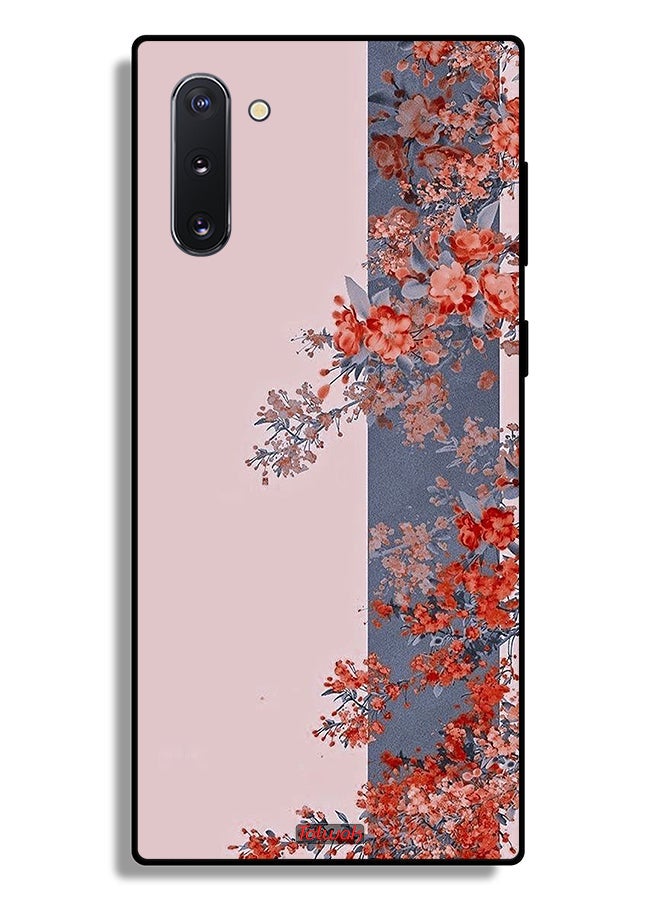 Tolwak Samsung Galaxy Note 10 4G Protective Case Cover Tree Leaves And Flowers Art - Image 2