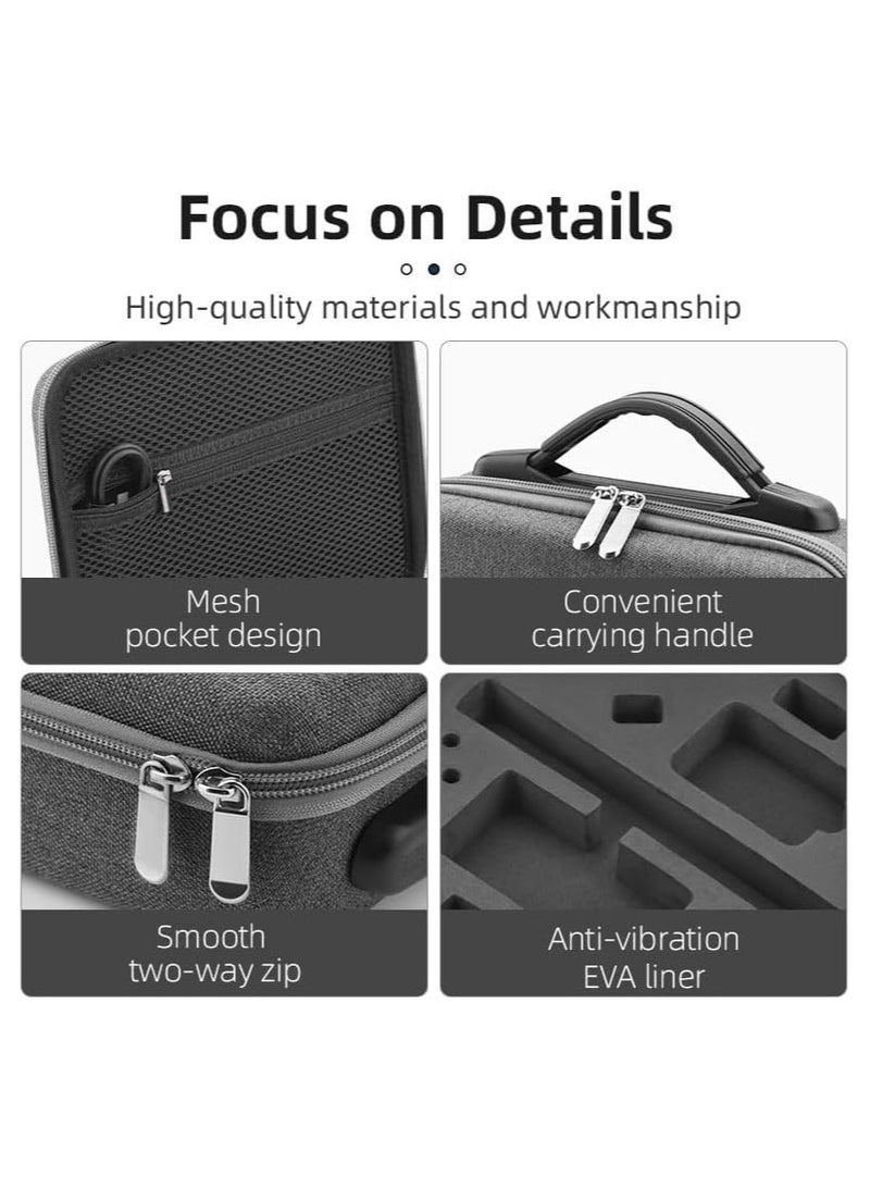 DJI Action 5 pro / 4 Carrying Case, Travel Carrying Case compatible with DJI Osmo Action 5 PRO / 4/3 Adventure Combo Accessories - Image 2