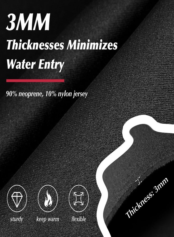 Yakevo Men Wetsuits 3mm Full Body Neoprene Wetsuit for Men - Cold Water Wetsuit for Surfing, Diving, Snorkeling, Swimming, Kayaking & Water Sports - Image 3
