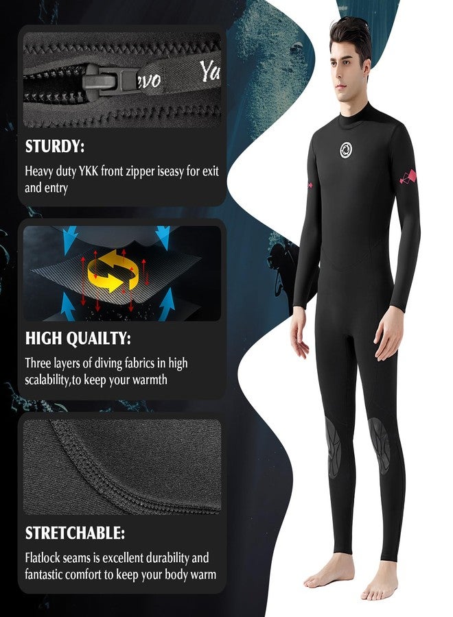 Yakevo Men Wetsuits 3mm Full Body Neoprene Wetsuit for Men - Cold Water Wetsuit for Surfing, Diving, Snorkeling, Swimming, Kayaking & Water Sports - Image 5