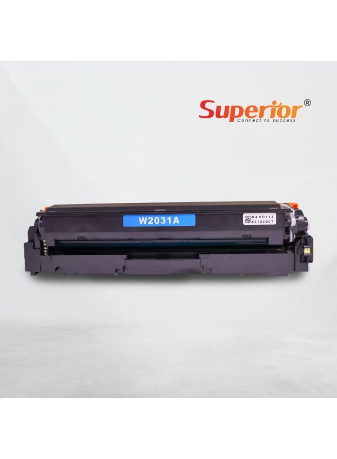 SOS Superior Superior CF415C / W2031A Cyan Compatible Toner Cartridge - Image 2