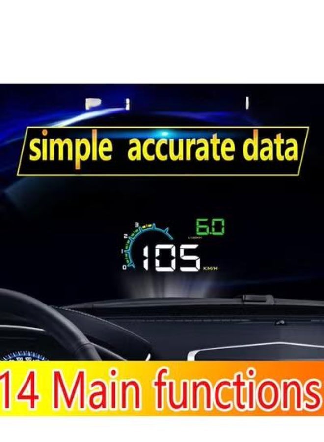 GULFLINK Head Up Display(HUD) Vehicle Speed Meter D3000 - Image 4