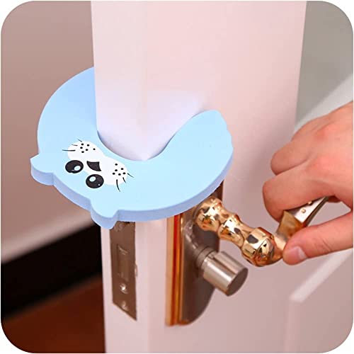 SIYANSHU Cartoon Animal Door Stopper Cushion Decorative Holder Lock Safety Cute Pattern Guard Finger Protection for Children Kids and Baby (Random, Pack of 7). - Image 3