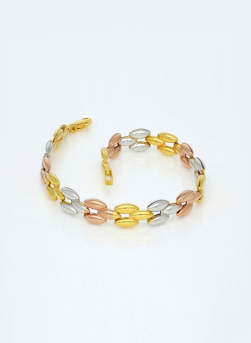 Malabar Gold and Diamonds 22 KT 916 Purity Gold Bracelet LABR183  - Image 3