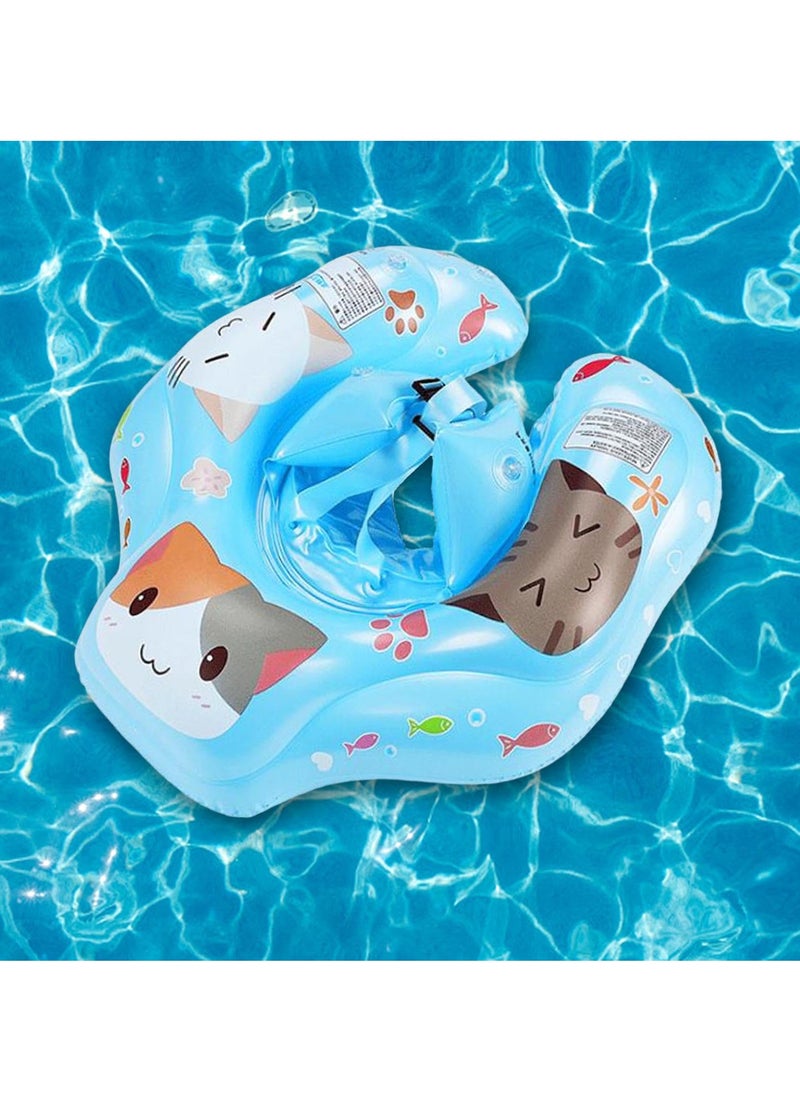 KYD - Baby Swimming Float Kids Inflatable Swim Ring with Safe Bottom Support Swimming Pool Accessories Swim Buoy Floats for Safer Swims - Image 1