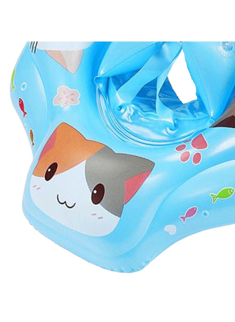 KYD - Baby Swimming Float Kids Inflatable Swim Ring with Safe Bottom Support Swimming Pool Accessories Swim Buoy Floats for Safer Swims - Image 1