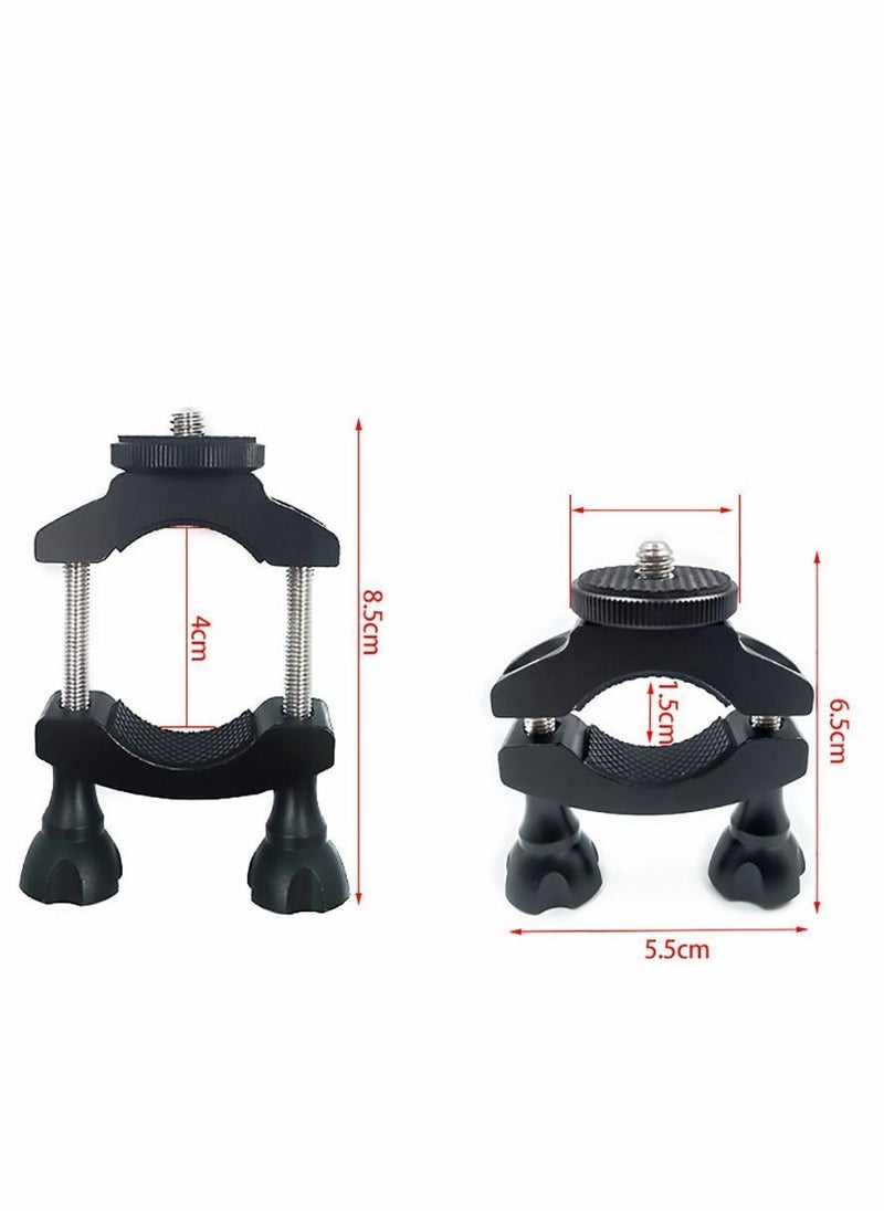 Y&D - Bike Camera Mount, Bicycle/Motorcycle Bracket with 1/4 Screw Adapter for OSMO Action, Gopro 7 6 5 4, SJCAM, XiaoYi Action Cameras, Handlebars Diameter of 1.3 3.2cm - Image 1