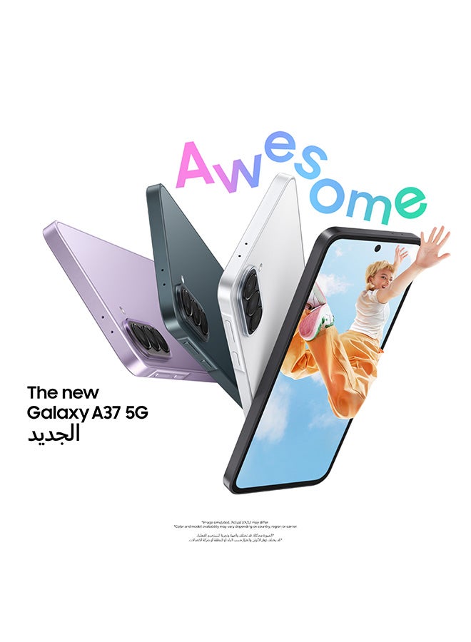 Samsung Galaxy A37 Dual SIM Awesome Lavender 8GB RAM 256GB 5G - Middle East Version - Image 3