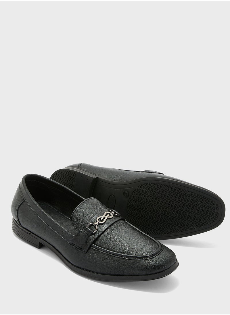 Robert Wood Genuine Leather Formal Slip Ons  - Image 3