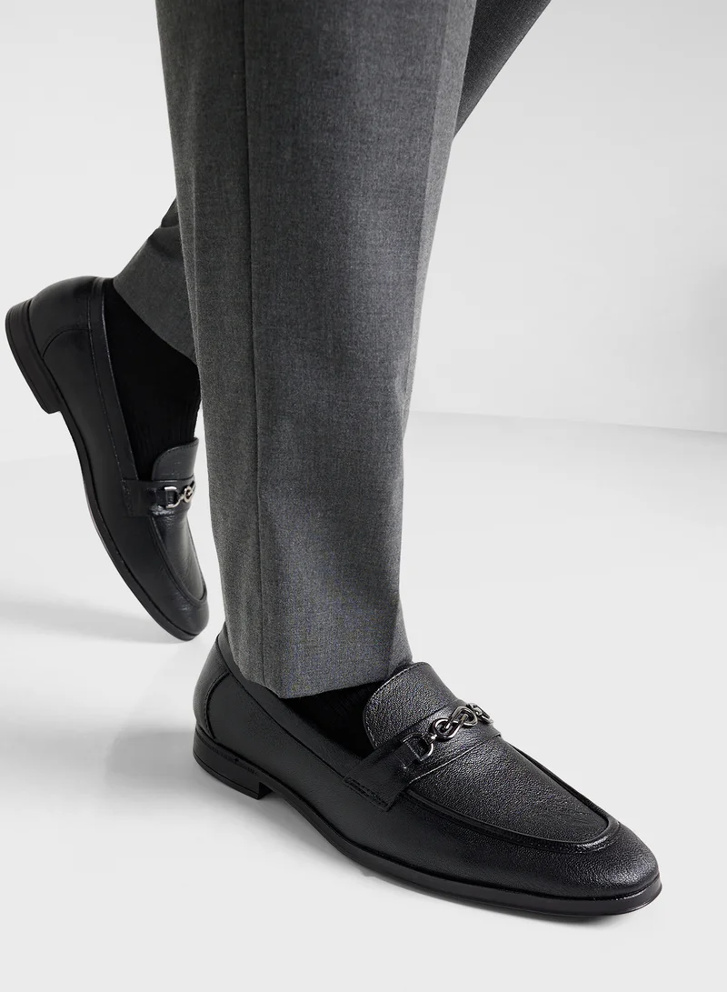 Robert Wood Genuine Leather Formal Slip Ons