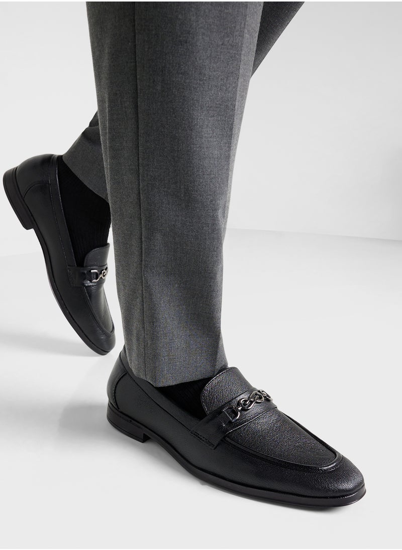 Robert Wood Genuine Leather Formal Slip Ons  - Image 5